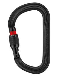 Petzl Vulcan Black Screwgate Karabiner