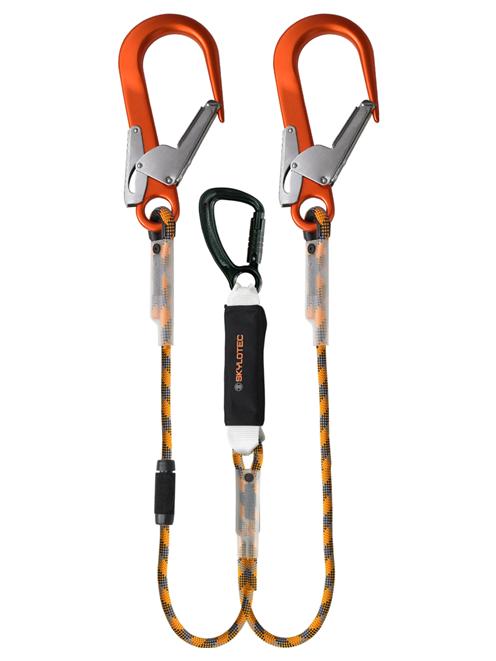 Skylotec BFD Y SK12 Lanyard with Aluminium Scaffold Hooks 