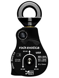 Rock Exotica Omni Block 2.6 Single Pulley with Integrated Swivel