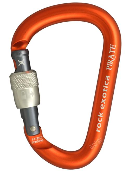 Rock Exotica Pirate Karabiner with Screw Gate
