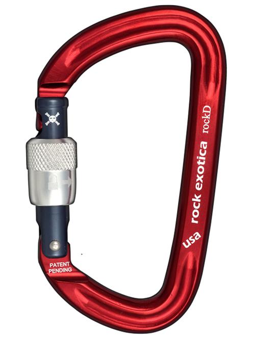 Rock Exotica rock D Screw Lock Karabiner