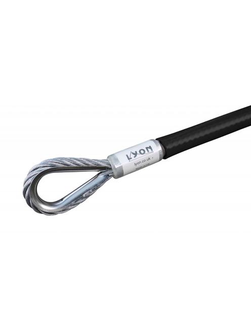 Lyon 7mm Galvanised Steel Coloured Wire Anchor Sling Strop