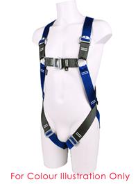 Ridgegear RGH5 Three Point Rescue Harness(Front and Rear Connection Points)