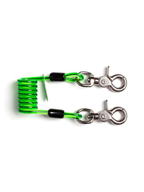 NLG Short Coil Tool Lanyard - Quick clip