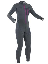 Palm Tsangpo Womens Baselayer Suit - Jet Gray