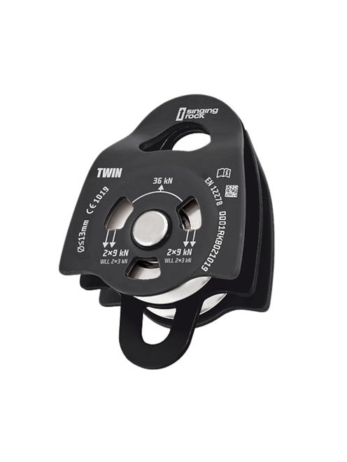 Singing Rock Pulley TWIN - Black or Orange