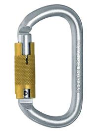 Singing Rock Oval Steel Triple Lock Karabiner