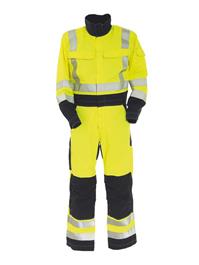 Tranemo Arc Flash Non-Metal Two Tone High-Vis Coverall 9.5cal/Cm2