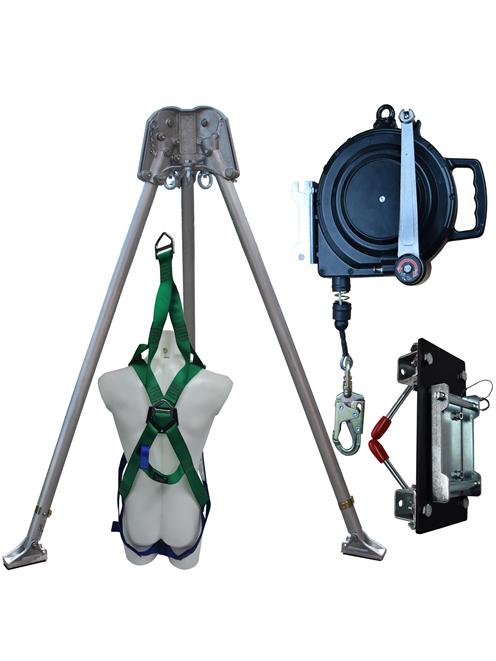 Abtech Confined Space Kit With 30m Fall Arrest Winch And Rescue Harness