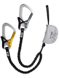 Singing Rock Phario Lite Twin Shock Absorbing Lanyard with Scaffold Hooks