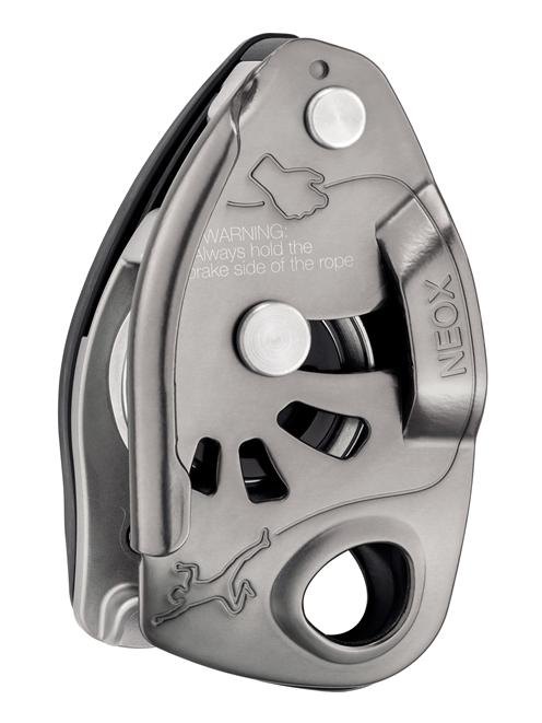Petzl NEOX Climbing Belay Device with Cam-Assisted Blocking