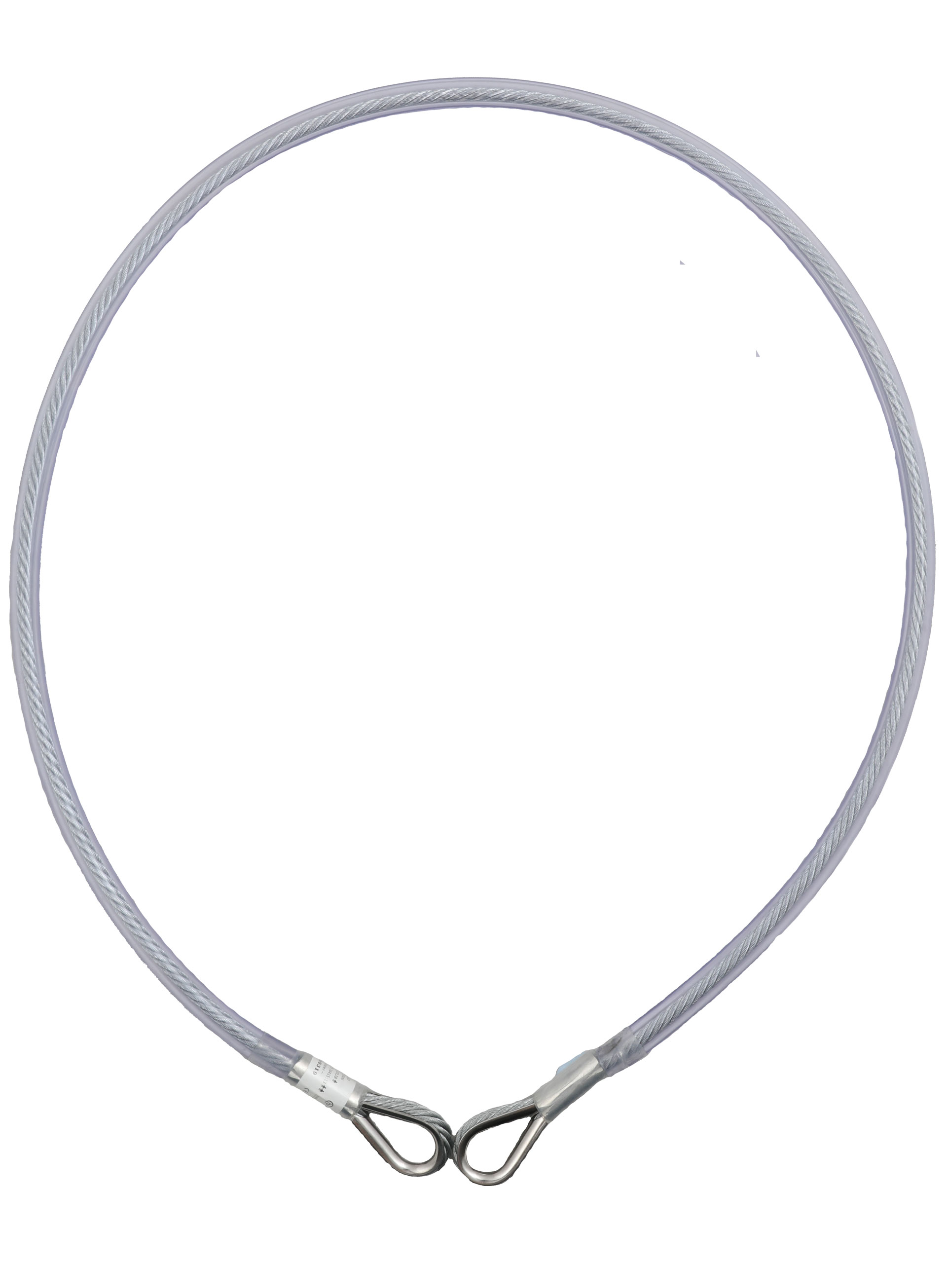 At height 7mm Galvanised Steel Wire Anchor Strop