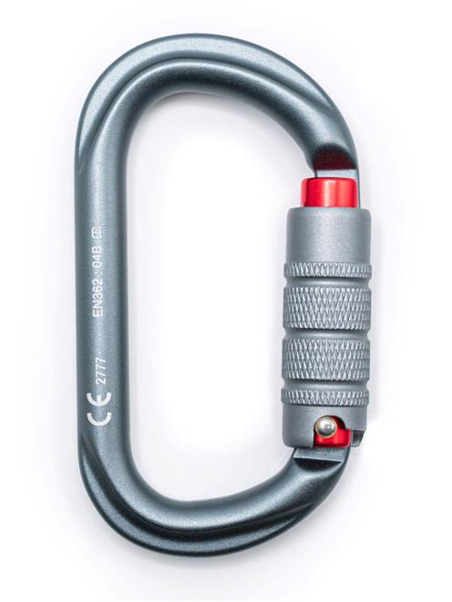 At Height UK Aluminium Oval Triple Action Karabiner