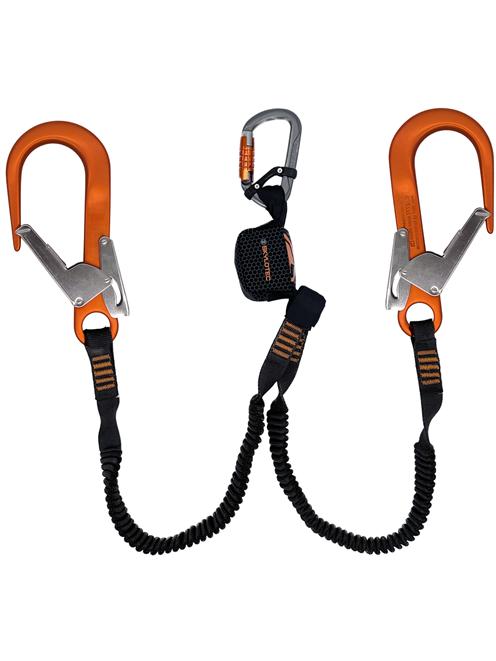 Skylotec Nanolink Flex Y Lanyard with FS90 Aluminium Scaffold Hooks