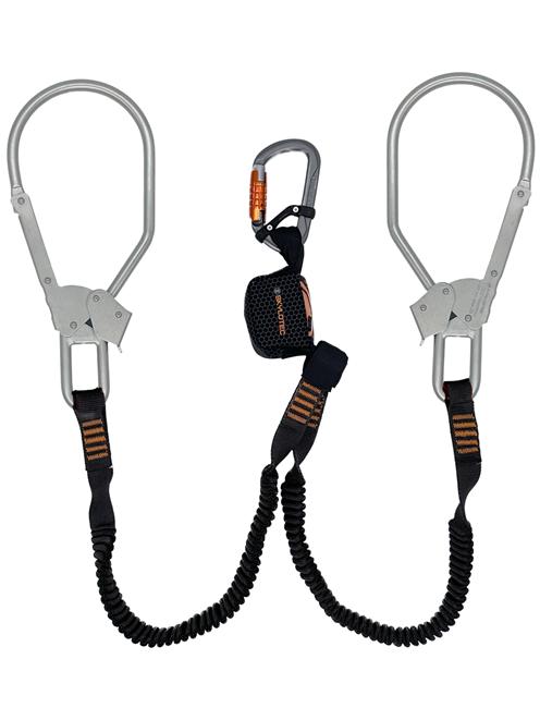 Skylotec Nanolink Flex Y Lanyard with FS92 Scaffold Hooks