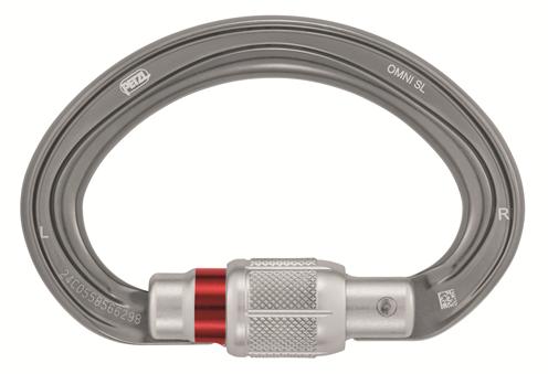 Petzl 12mm Aluminium Alloy Omni Triple Action Karabiner