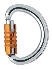 Petzl 12mm Aluminium Alloy Omni Triact Triple Action Karabiner