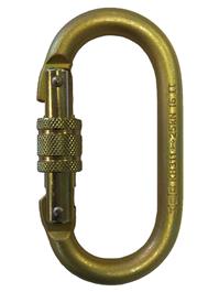 ISC Steel Oval Screwgate karabiner