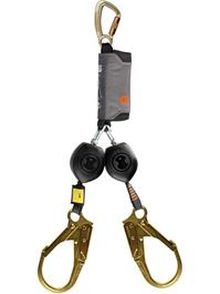 Skylotec Peanut Y Retractable Lanyard with ANSI Karabiners