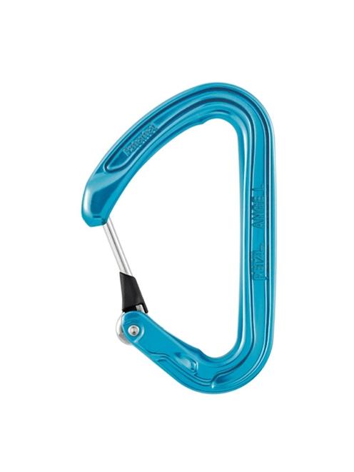 Petzl Ange L light Karabiner with MonoFil Keylock system Blue