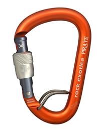 Rock Exotica Pirate Karabiner with Screw Gate