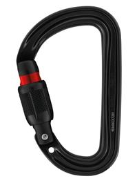 Petzl Sm'D Black Aluminium Ultra Light Screw Lock Karabiner