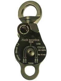 Rock Exotica Omni Block 1.5 Double Swivel Pulley - Black