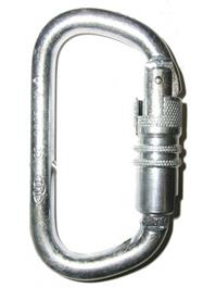 Foin 10mm Steel D Twistlock Karabiner