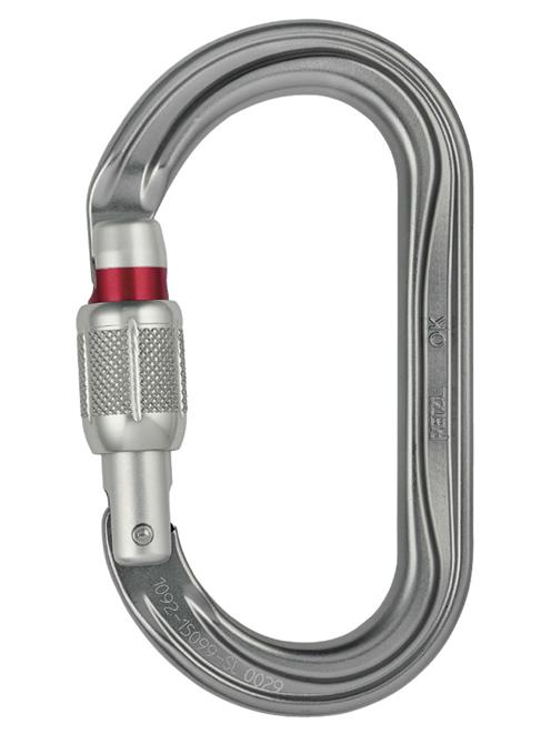 Petzl 10mm OK Oval Screw Lock Karabiner
