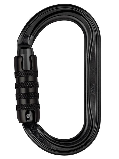 Petzl 10mm OK Oval Black Triact Karabiner