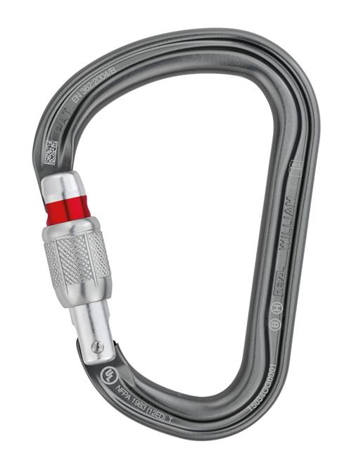 Petzl William Pear Shaped Screwgate Karabiner